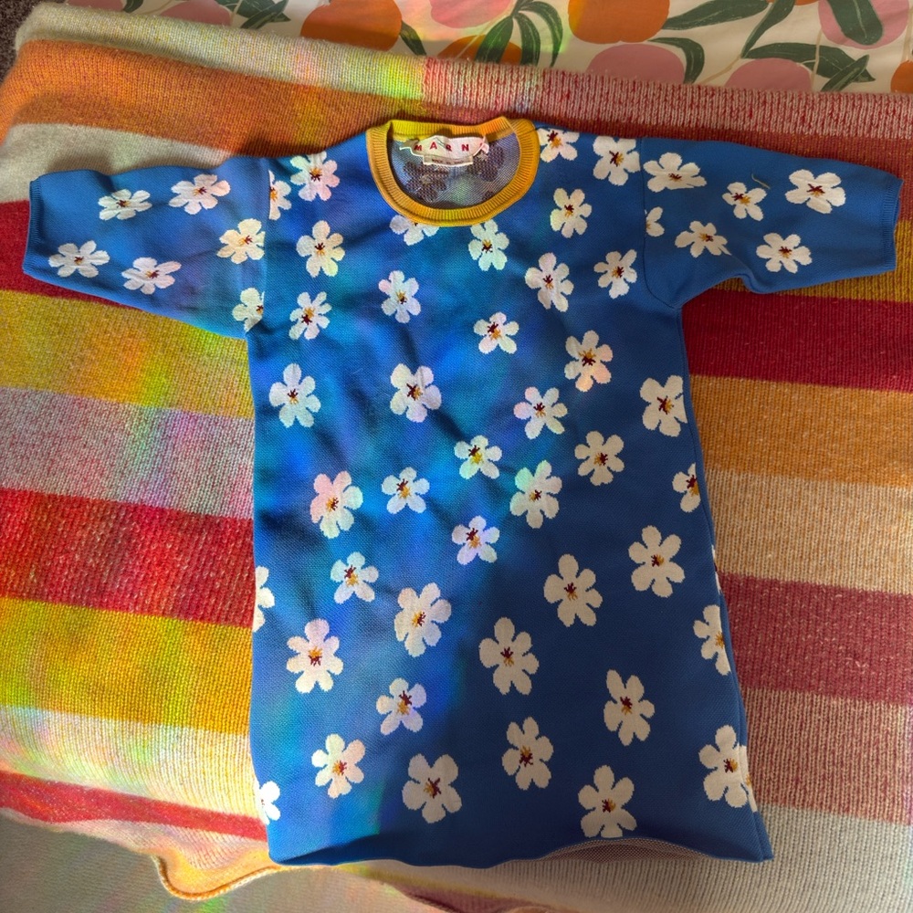 Marni - Floral intarsia top